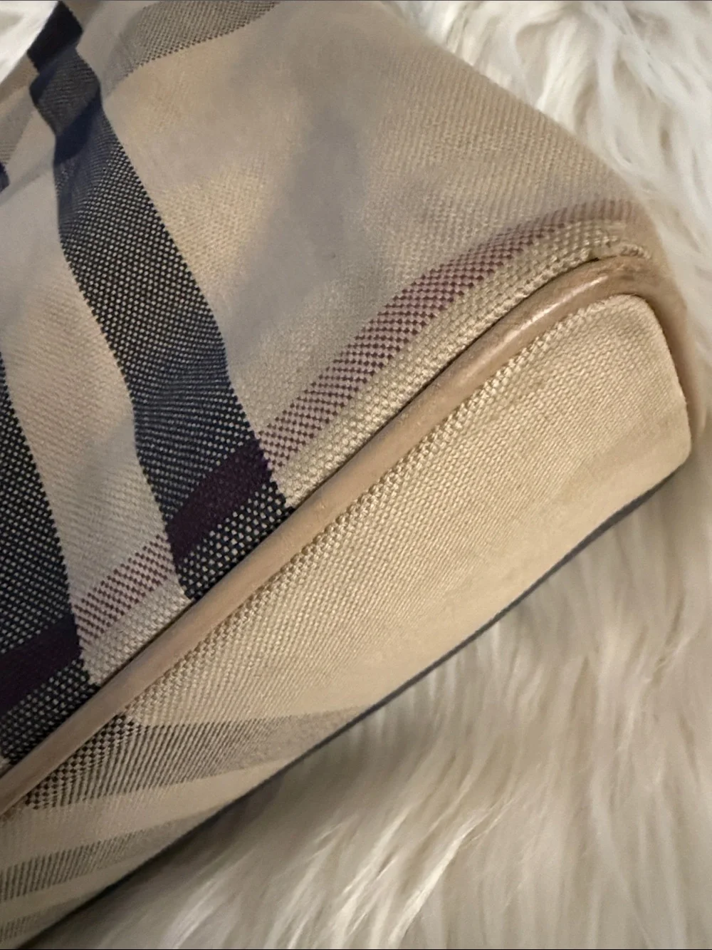 Vintage Classic Plaid Shoulder Bag in Beige and Black🔥